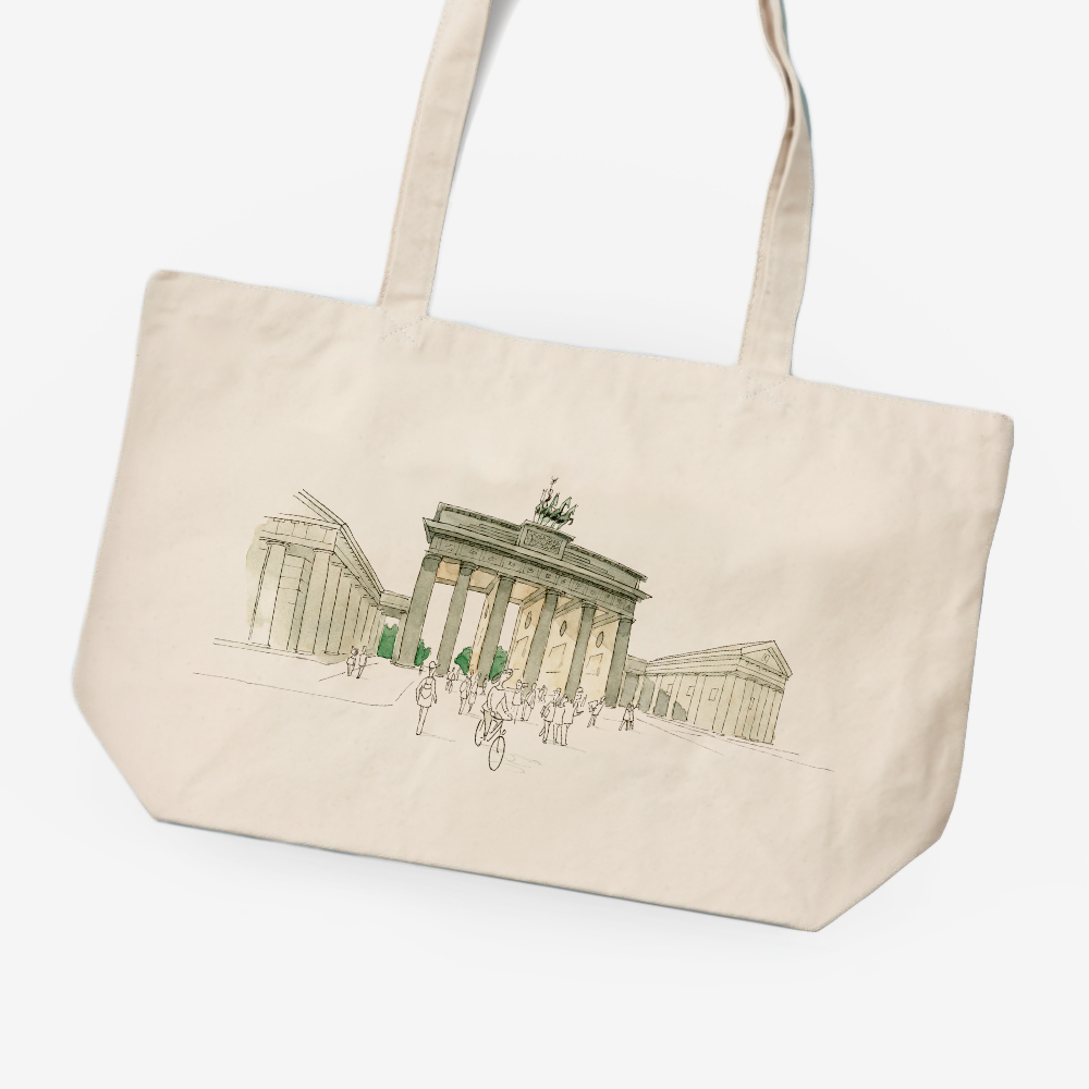 Puerta de Brandeburgo - BERLÍN - Shopping bag - Tintablanca